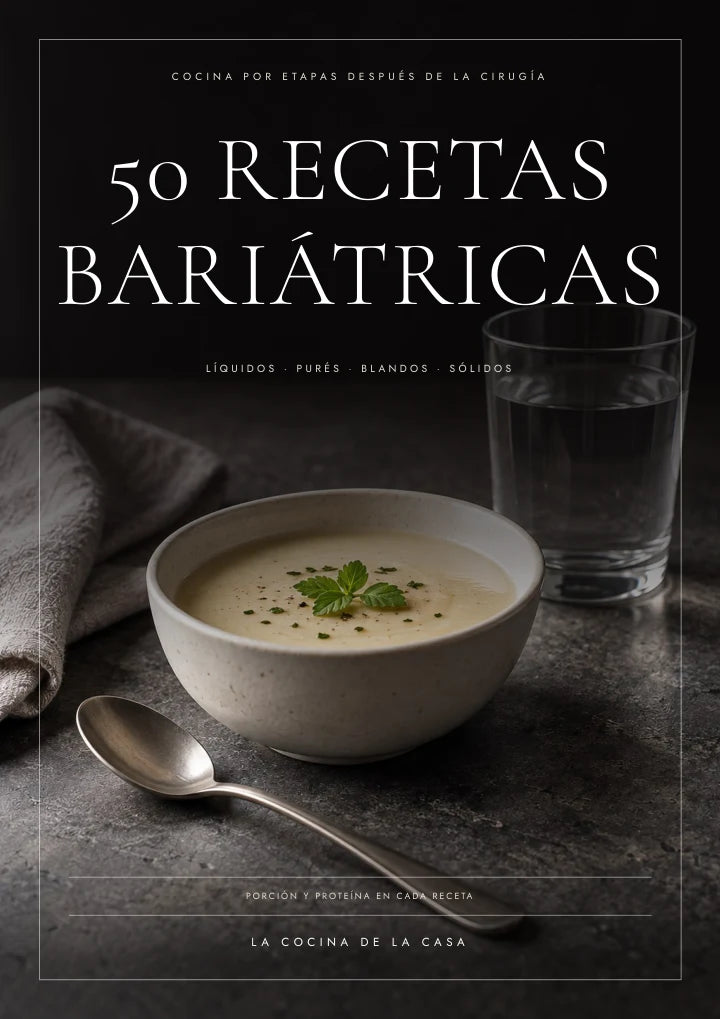 Portada: 50 recetas bariátricas